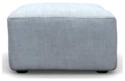 Heart of House Harrison Fabric Footstool - Sky